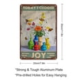 thumbnail image 2 of Flower Today I Choose to Be Happy Metal Sign 8x12 Inch | Rustic Floral Motivational Quote for Home, Office, or Kitchen | Perfect Gift for Positivity Lovers, 2 of 8