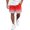 Red, variant on Mens Casual Shorts Male Deep Pockets Loose Fit Casual Shorts Workout Training Basketball Shorts Men Sport Beige L