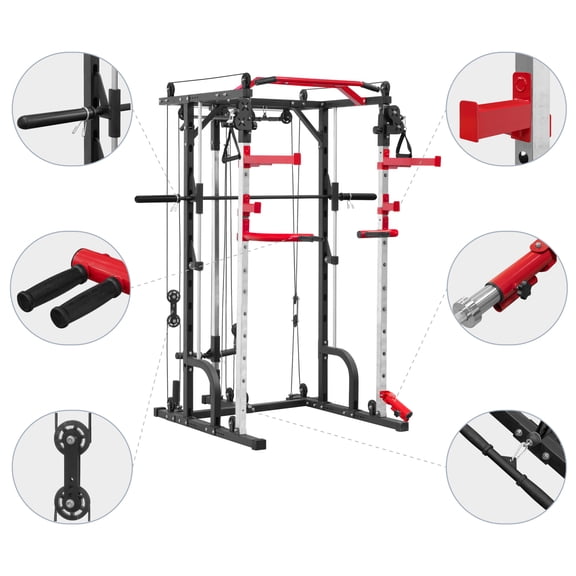 Rack Multigimnasio Altera MAS0518 Para Entrenamiento Uso Rudo