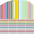 thumbnail image 1 of 48 tiras de lectura guiadas con 3 estilos destacados, reglas de lectura, seguimiento de lectura, superposiciones de colores, colores surtidos que ayudan con la dislexia, 1 of 5