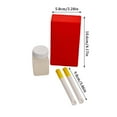 thumbnail image 3 of 3D Printed Pipe-Shaped Bubble Blower toys, Reusable Plastic Bubble Wands with 30Ml Bubble Solution & Storage Box, Novelty Bubble Makers for indoor Outdoor Party Games, Family, 3 of 6