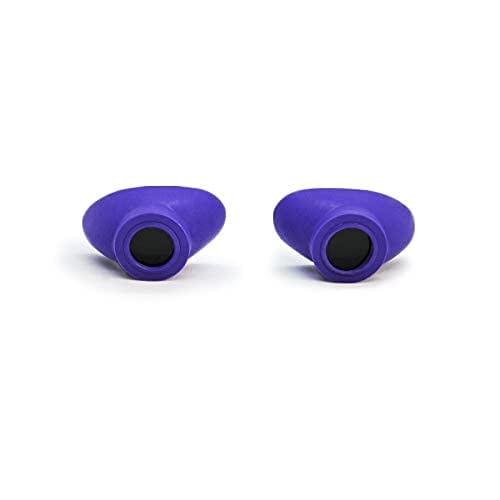 Super Sunnies Slim Flex UV Eye Protection, FDA Compliant Individual Tanning Goggles Eyeshields (Purple)