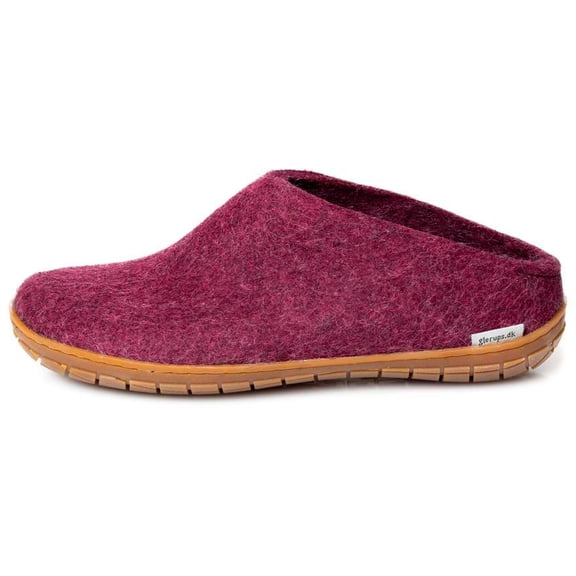 Glerups Unisex BR-07 - Felt Slippers With Rubber Sole 45 M