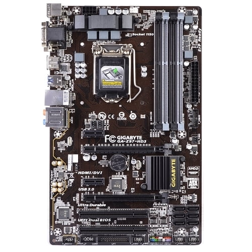 Gigabyte Ga Z97 Hd3 Socket Lga 1150 6 Sata Port Motherboard Certified Refurbished Walmart Com Walmart Com