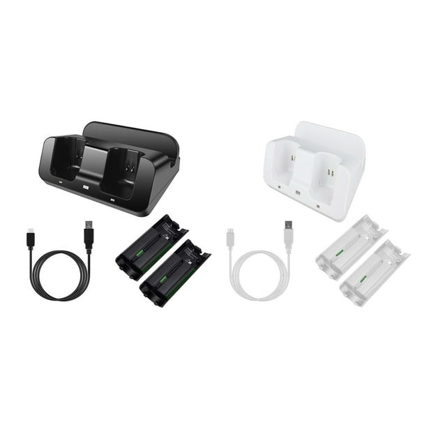 Charging Station Dock Stand Charger For Wii Remote Controller For Wii U Gamepad With Batteries And Usb Charging Cord Walmart Com Walmart Com