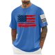 thumbnail image 1 of Tops para hombre, blusas y camisas de cuello redondo y manga corta para hombre, blusas casuales de cuello redondo con estampado de moda para hombre, blusas de cuello redondo y manga corta, camisas par, 1 of 5