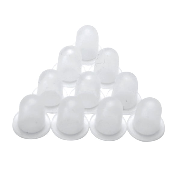 Único uso suave silicona tinta tazas pigmento contenedores tapas casero salón maquillaje permanente accesorios cosméticos suministros 100 piezas Inevent CE001207-00