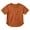 Orange, variant on Kids Plain Tee, Short Sleeve Round Neck Curved Hem T-Shirt, Loose Basic Casual Top For Boys & Girls Purple 2-3 Years