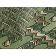 thumbnail image 4 of Ambesonne Cactus Quilted Bedspread Set 3 Pcs, Cartoon Saguaro Zigzag, Queen Size, Green Pale Brown Beige, 4 of 5