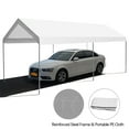 thumbnail image 5 of Gymax Steel Frame Party Tent Canopy Shelter Portable Car Carport Garage Cover, 5 of 10