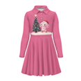 thumbnail image 4 of DISNIMO Cute Axolotl Dresses for Girls Animal Dress Kids Button Dress Girls 7-8 Matching Dresses for Girls Swing Dress Long Sleeve Midi Dresses for Girls Beach Dress Childrens Long Sleeve Dresses, 4 of 7