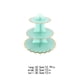 thumbnail image 4 of Billuyoard Soporte de pastel de 3 niveles, soporte de exhibición para magdalenas, magdalenas, festivales, bodas, aniversario, fiesta, , bandeja Kits de decoración para fiestas Verde, 4 of 6