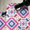 thumbnail image 4 of Ambesonne Ethnic Grommet Curtain, Hand Drawn Mayan Sripes, 50" x 63", Fuchsia Indigo Burgundy, 4 of 6