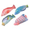 thumbnail image 2 of Cat Chew Toy Squeaky Realistic Fish Stuffed Kitten Biting Toy Pet Teething Toy, 2 of 10