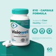 thumbnail image 4 of (2 Pack) Visiowell Capsules – Daily Eye Care with Original Blend to Support Visual Wellness, Eye Comfort & Vision | Just 2 Gentle, Easy-to-Swallow Pills (120 Capsules), 4 of 10