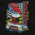thumbnail image 2 of Kanji Papa Smurf Ride Racecar Driver Men's Graphic T Shirt Tees Brisco Brands S, 2 of 5