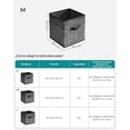 thumbnail image 4 of SONGMICS Organizador de almacenamiento 6 piezas 30x30x30 cm, 4 of 6
