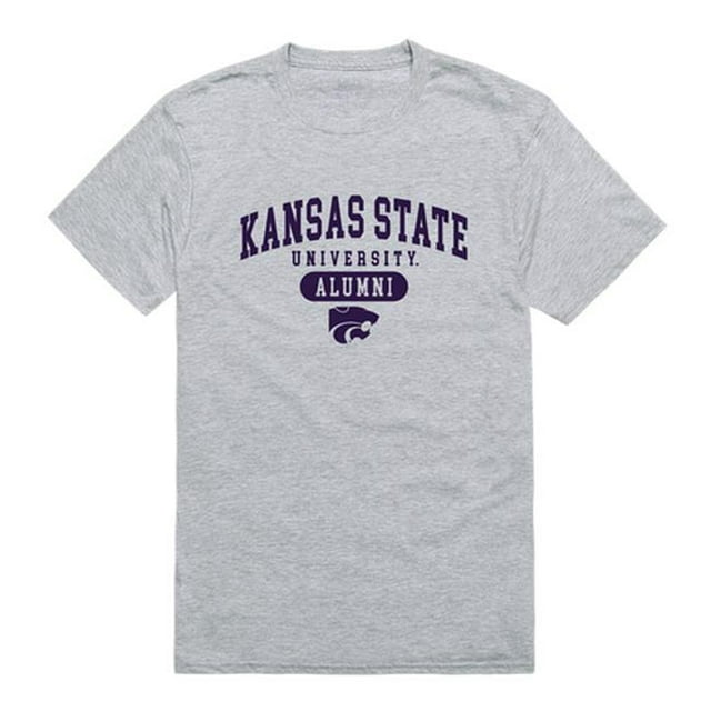 W Republic 559-127-HGY-01 Kansas State University Alumni T-Shirt, Heather Grey - Small