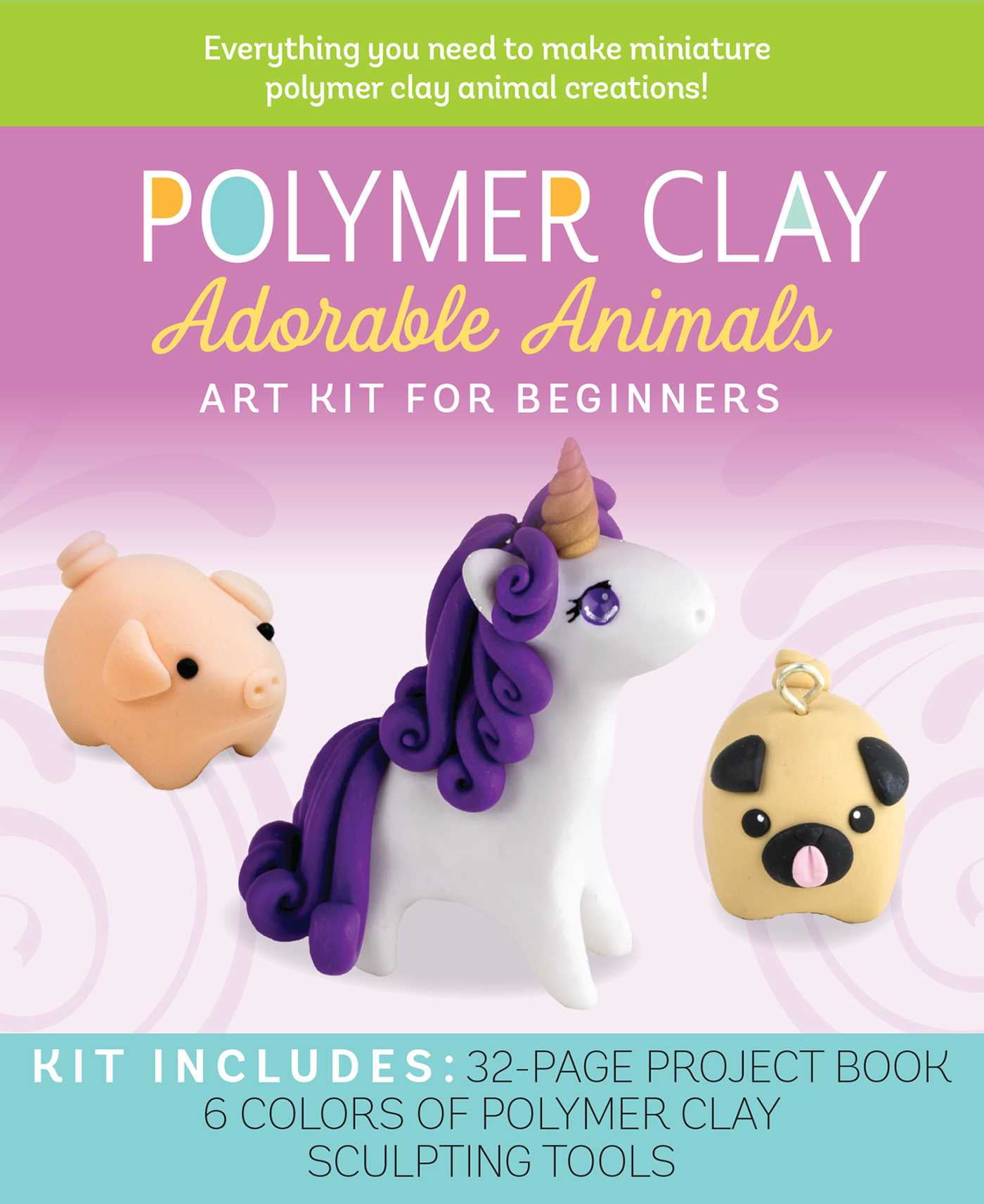 Polymer Clay: Adorable Animals : Art Kit for Beginners (Mixed media  product) 