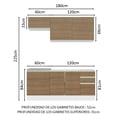 thumbnail image 3 of Cocina Integral Completa Madesa Glamy 180cm Con Tarja BM 13, 3 of 5