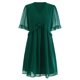 thumbnail image 4 of Mini Vestido Fluido Informal, Vestido Recto De Manga Corta, Cintura Alta, Volantes De Gasa De Alta Densidad, Suelto Con Forro Interior Para Fiestas, Compras En La Playa Amonsee No, 4 of 6