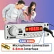 thumbnail image 4 of 2025 AMPLIFICADOR DE 200W con Bluetooth, placa decodificadora de MP3 WAV, cc 12V, 100W, reproductor de MP3 inalámbrico con USB para coche, ranura para tarjeta TF, USB, FM con micrófono, 4 of 5