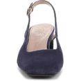 thumbnail image 3 of Naturalizer Women's Carmen Slingback Pump Midnight Blue Suede 10W, 3 of 6