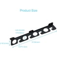 thumbnail image 5 of PinesC 2 Pair 16 Rods Fishing Rod Rack, Ceiling or Wall Mount Fishing Pole Holder Horizontal Overhead Hanger Storage Rack for Boat,Garage,Home,Cabin,Basement - Save Space black, 5 of 5