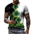 thumbnail image 1 of DPTALR T-Shirt Unisexe Quotidien pour Hommes, Imprimé Graphique 3D, Manches Courtes, Blouse Décontractée, 1 of 9