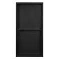 thumbnail image 2 of 12x24 inches Shower Niche, Stainless Steel Recessed Bathroom Shower Niche Shelf Black, 2 of 8
