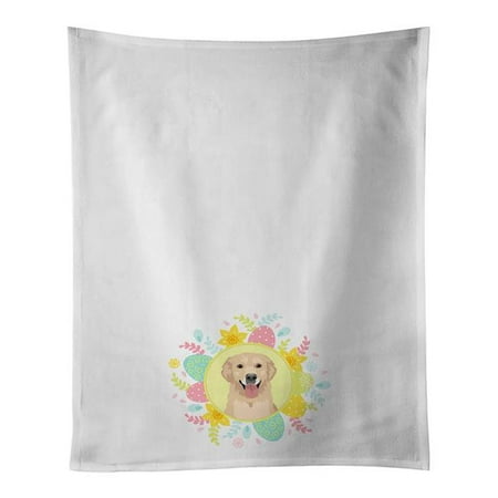 

Carolines Treasures WDK3444WTKT 28 x 19 in. Unisex Golden Retriever Fawn No.3 White Dish Towels Kitchen Towel - Set of 2