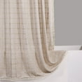 thumbnail image 2 of ATJIA Boho Farmhouse Shower Curtain Ultra Thick Cotton Linen Rustic Country Bathroom Shower Curtains Set Modern Bohemian, 2 of 7