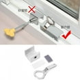 thumbnail image 1 of Adjustable Window Lock, Sliding Window Locks Stop, Sturdy Aluminum Alloy, Easy Installation, Security For Families, 1 of 8