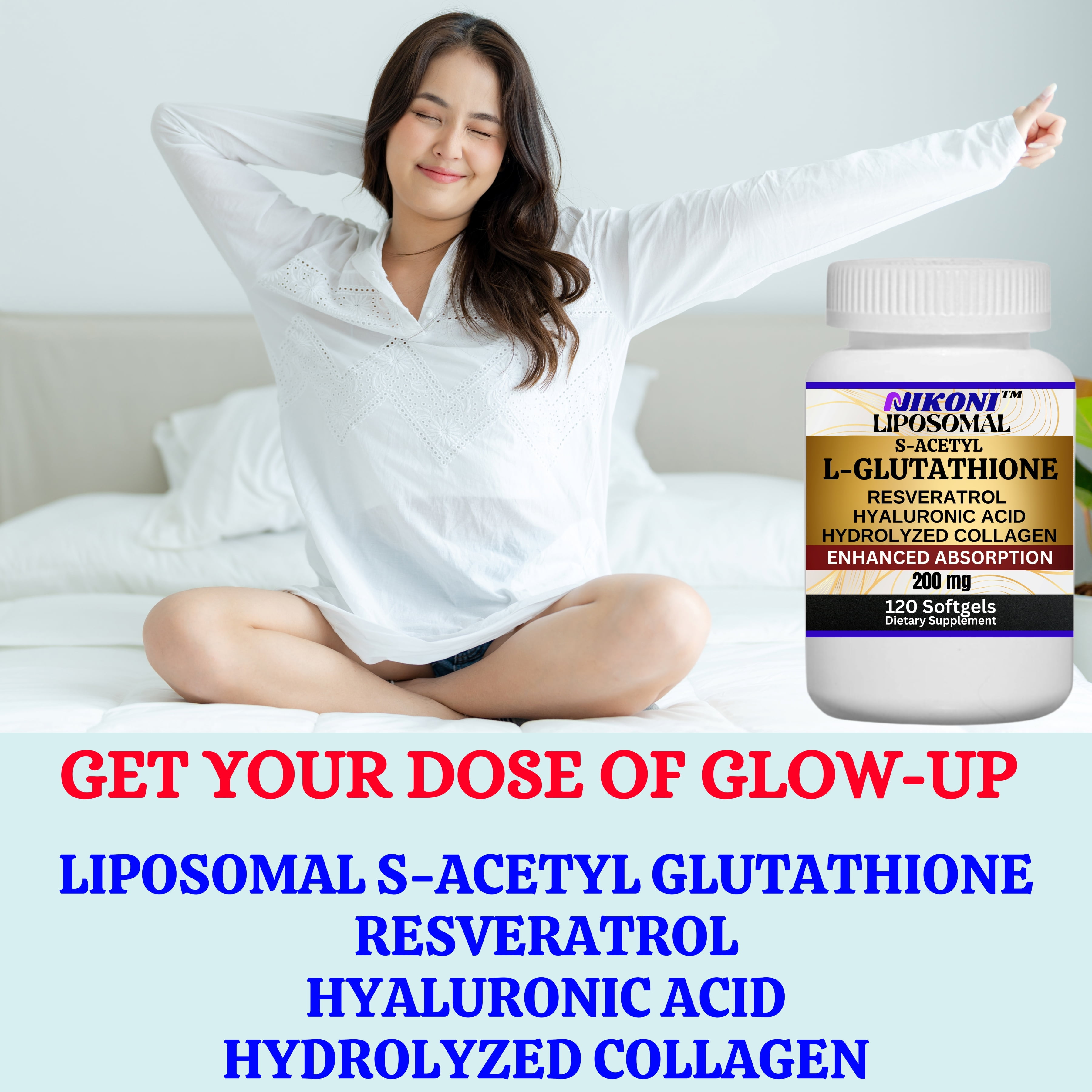 collagen glutathione dosage Bioxcin Beauty Booster