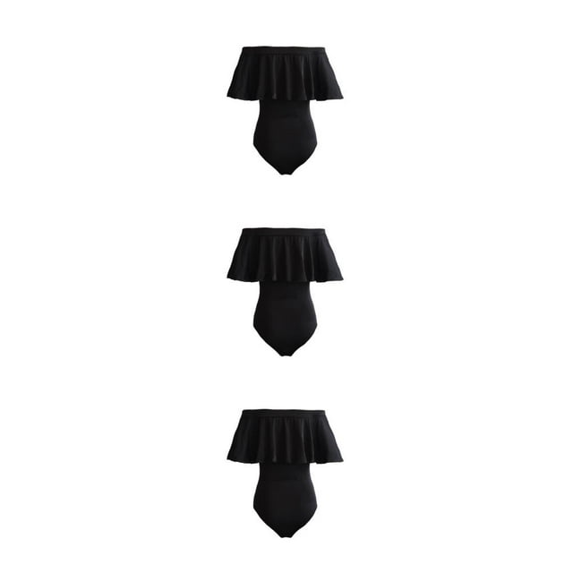 Sonducket Traje de baño de verano para mujer, mono para tomar el sol para mujer, traje de baño Sexy de poliéster para fotografía con cuello Type1 NO1