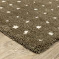 thumbnail image 3 of Oriental Weavers Galileo Area Rug - GAL03 - 6'7" x 9'6" - in Mink Brown/ Ivory - Modern Industrial Style, Stain Resistant, Family and Pet Friendly , Dining, Living Room Rug, 3 of 3