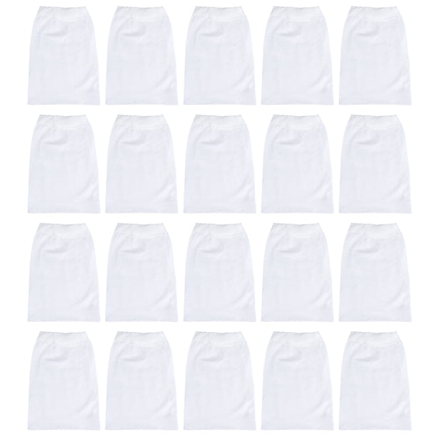 Calcetines Filtro Piscina Skimmer Limpiador Reutilizable para Cesta (20pcs)