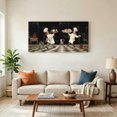 Chef Canvas Wall Art, Rustic Vintage Kitchen French Country Dessert ...