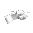 thumbnail image 6 of Moluckfu Spoon Rests for Kitchen Counter Silver 1Set, 6 of 7