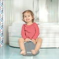thumbnail image 2 of Nuby Beginner's Potty Training Seat with Removable Bowl, Gray, 2 of 8