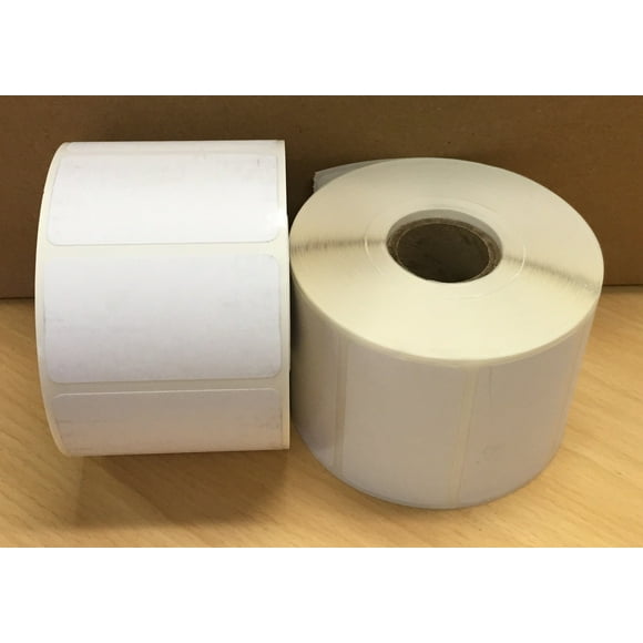 2.25 x 1.25 Thermal Labels Direct. Blank Labels Made for Zebra Eltron LP2844 ZP Compatible. 1 Inch Core. 1,000 Labels Per Roll (2 Rolls)