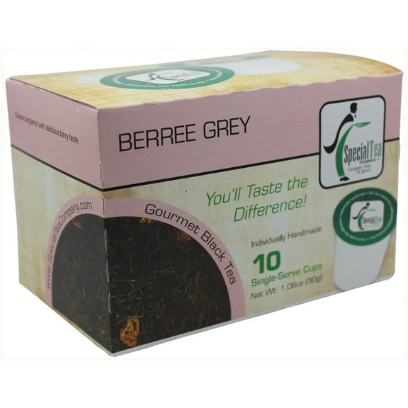 Special Tea Berree Grey Black Tea Single Serve Cups