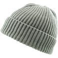 thumbnail image 2 of Ribbed Beanie Thick Cuffed Ski Hat Skully Winter Ski Cap, 2 of 5