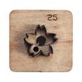 thumbnail image 4 of Troquel de corte de cuero, artesanías, multiusos, cuchilla perforadora, plantilla, forma de flor para 25mm, 4 of 7
