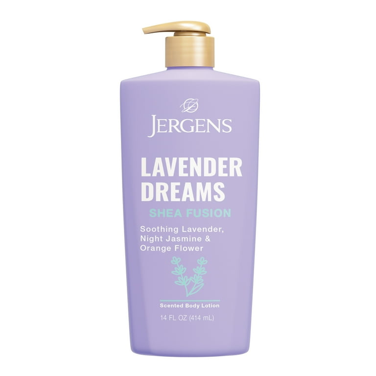 5 pack) Jergens Shea Fusion Lavender Dreams Scented Body Lotion