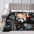 thumbnail image 1 of Soft Throw-Blankets Bedroom Decor Hideaway Ultra Soft Micro Fleece Blanket 80X60inches, 1 of 5