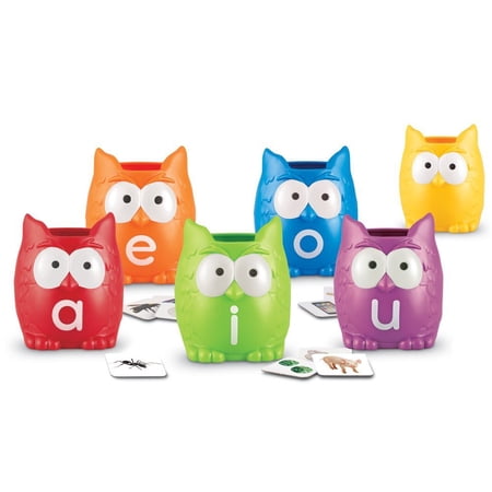 Learning Resources Vowel Owls Sorting Set, Preschool Toys, Ages 5+, LER5460
