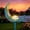 Blue Gold 1Pack, variant on Moon Solar Lights Outdoor Garden Decor Gifts for Mom Women,Waterproof Stakes Yard Decorations for Lawn, Patio Accessories, Backyard Ornaments Birthday Gifts Mother Grandma