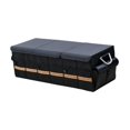thumbnail image 1 of Organizador de maletero de coche con correas reflectantes para equipaje, impermeable, para furgonetas, camiones y SUV Negro, 1 of 8