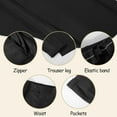 thumbnail image 5 of Suits for Men Slim Fit 4 Pieces Set Solid Tuxedo， Blazer、 Vest 、Pants、 Notch Collar Bow Tie， Prom Dinner Party Wedding, 5 of 5